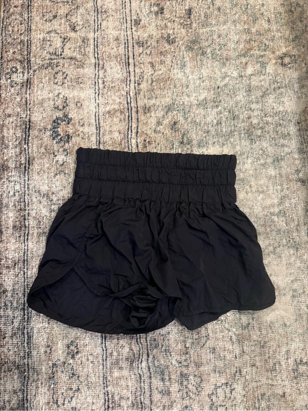 Free People Movement Black Athletic Shorts